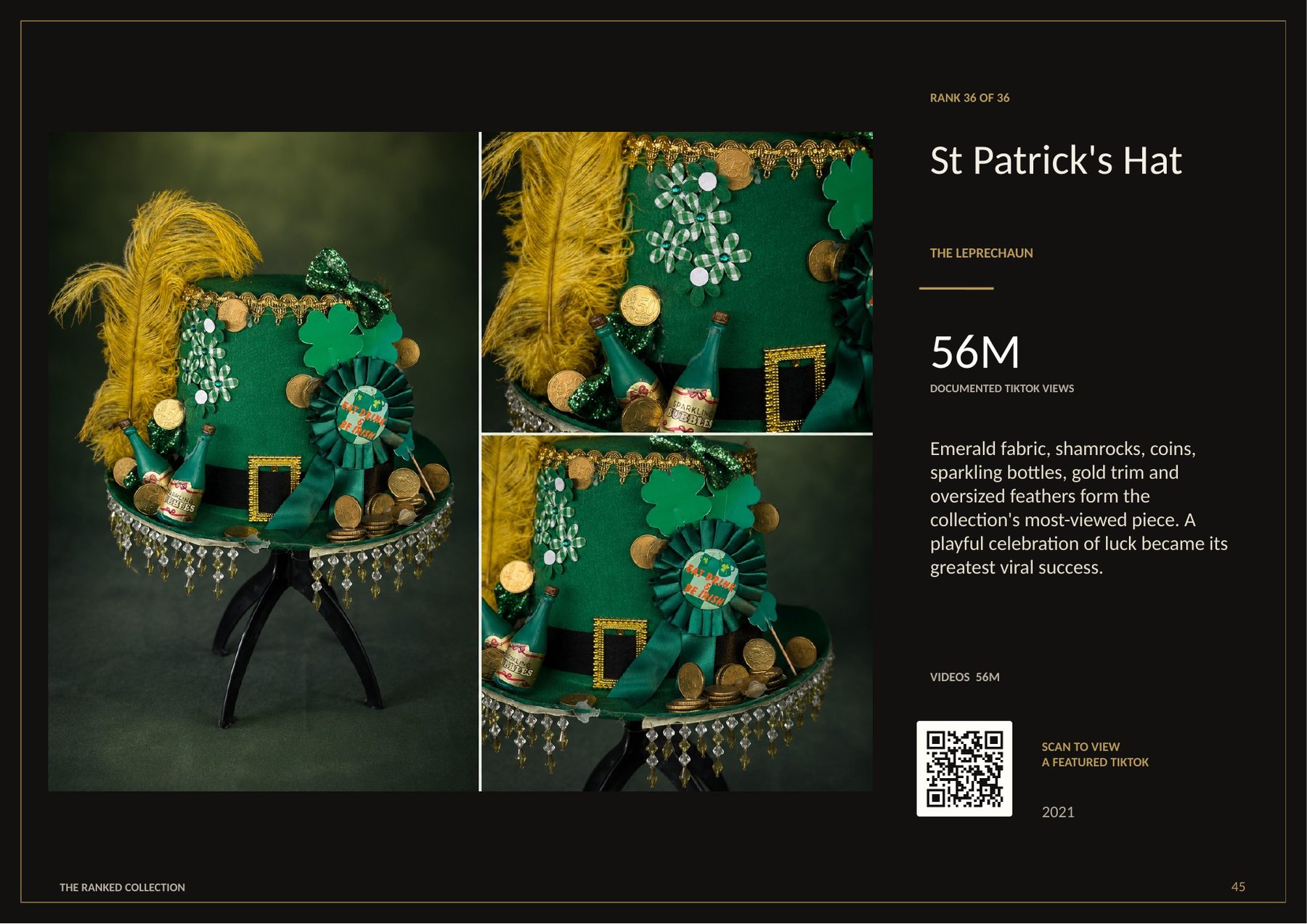 St Patrick's Hat catalogue plate from The Lockdown Collection by Henry Galea