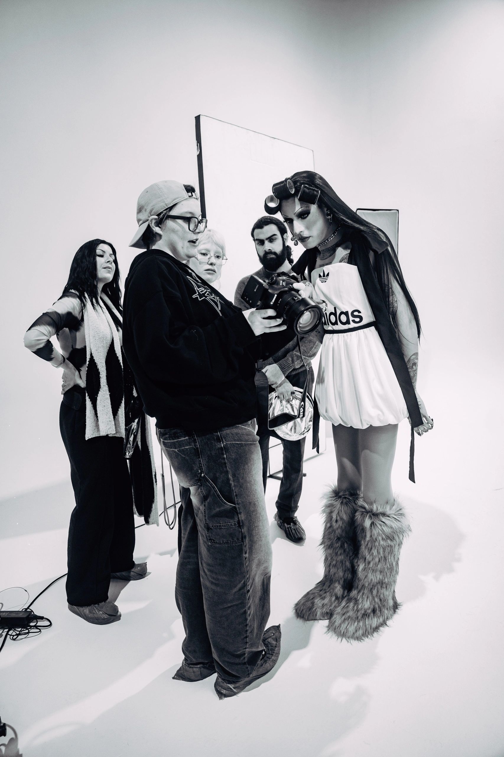 Behind the scenes with Henry Galea on a creative campaign set